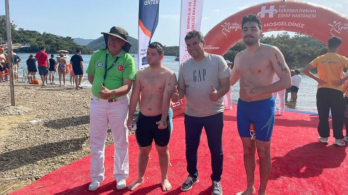 1. Göcek Açık Deniz Yüzme Yarışları 863 sporcunun katılımıyla başladı