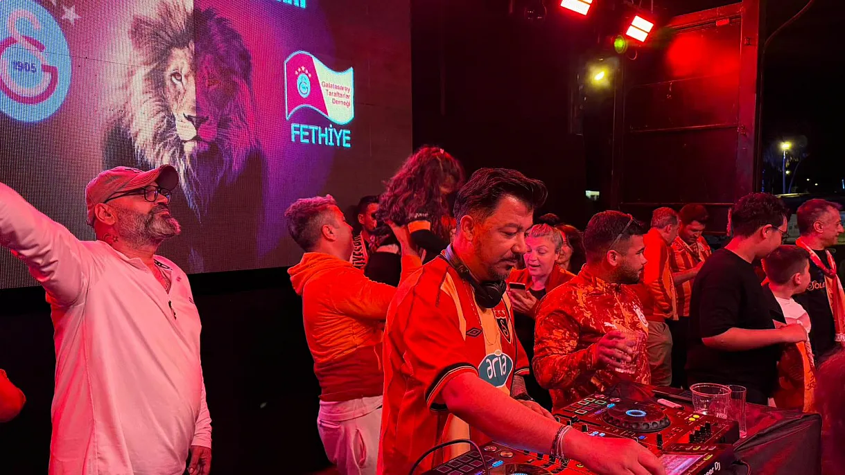 Şampiyon Galatasaray oldu, Fethiye’de büyük coşku yaşandı