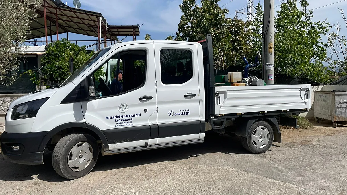 Fethiye’de Karagedik’ten Göcek’e sivrisinekle yoğun mücadele