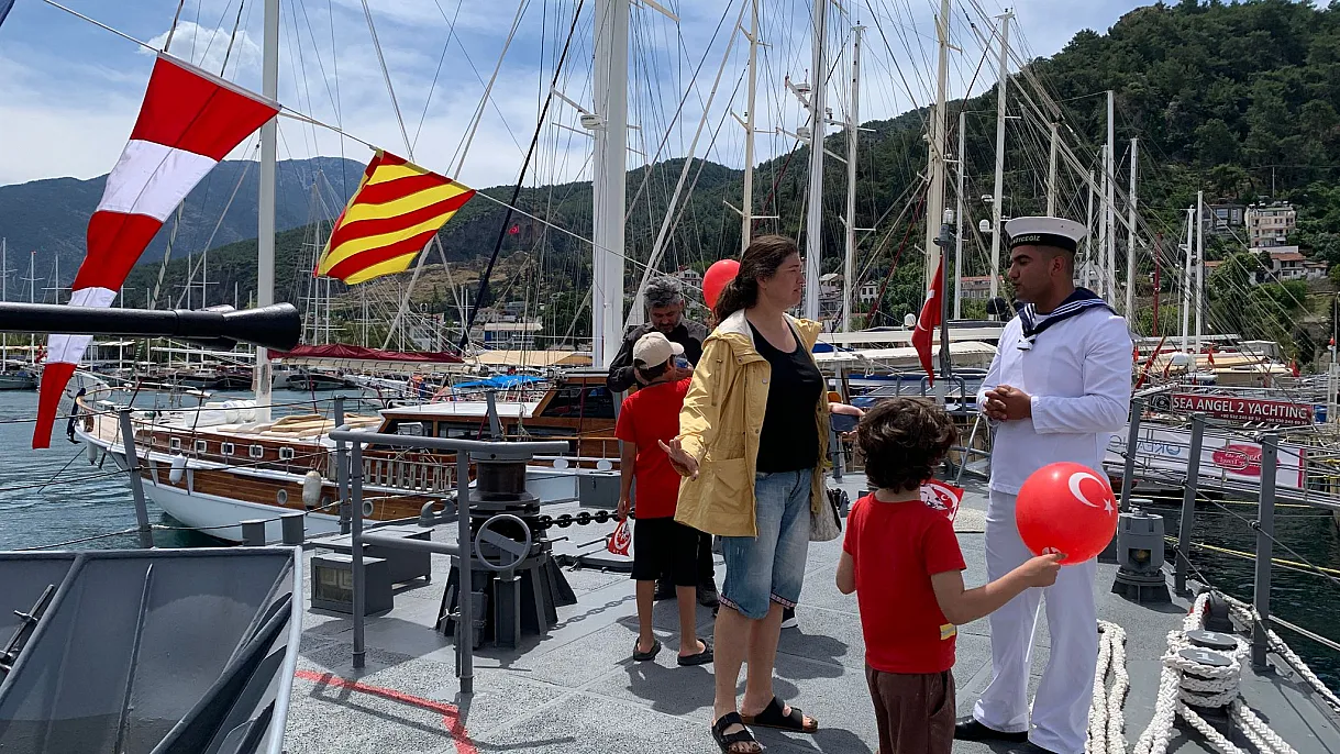 TCG Köyceğiz Fethiye'de vatandaşlarla buluştu: 19 Mayıs'a özel ziyaret