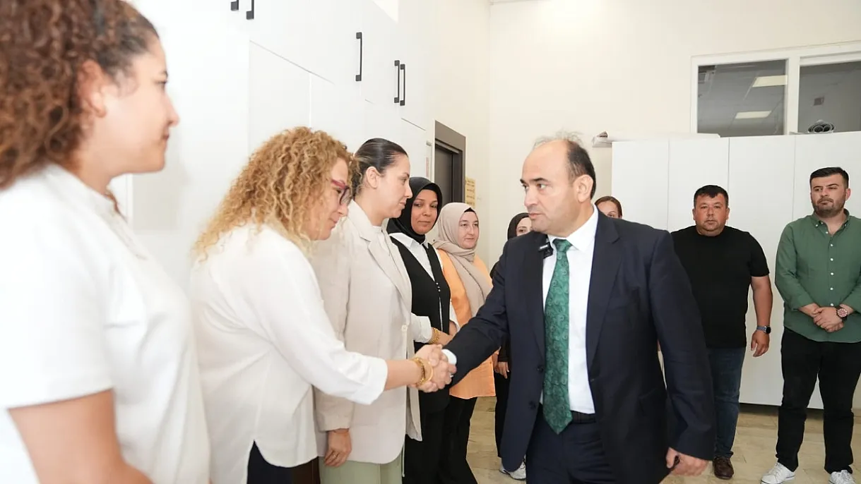 Seydikemer Belediyesi'nde Bayramlaşma Geleneği Devam Etti
