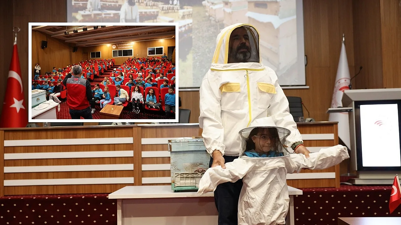 Muğla'da minik öğrenciler arıları ve sağlıklı beslenmeyi öğrendi