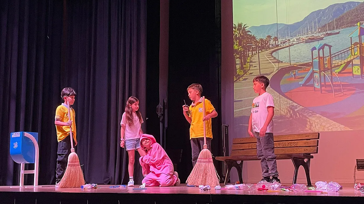 'Clean Fethiye, Happy Future' came to life with the children's acting