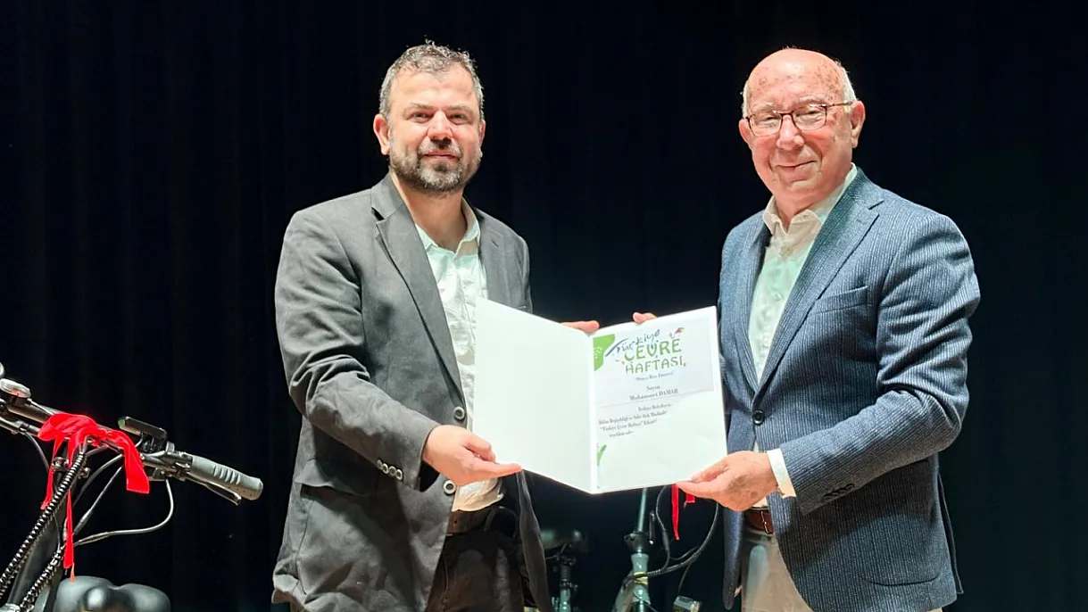 Certificate of Appreciation to Academic Muhammet Damar