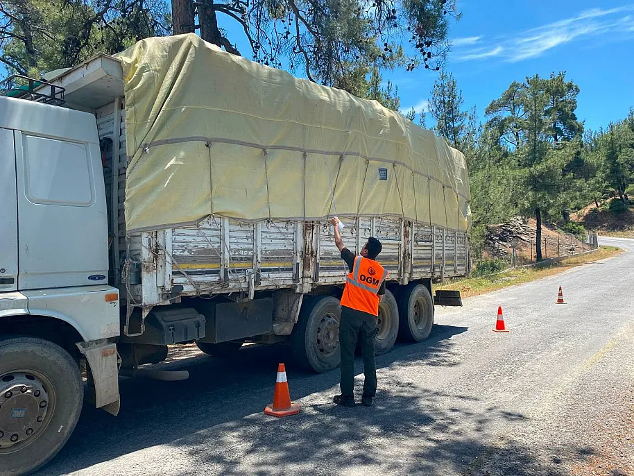 No Passage for Forest Crimes in Muğla: Inspections Continue at Mobile Control Points