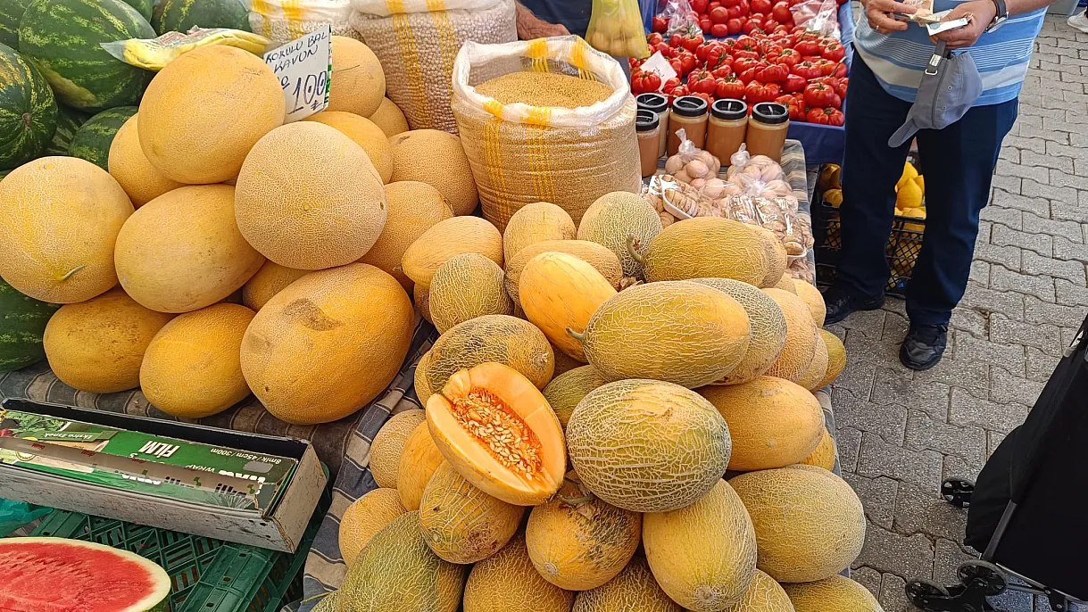 Colorful stalls decorate summer tables at Fethiye Tuesday Market