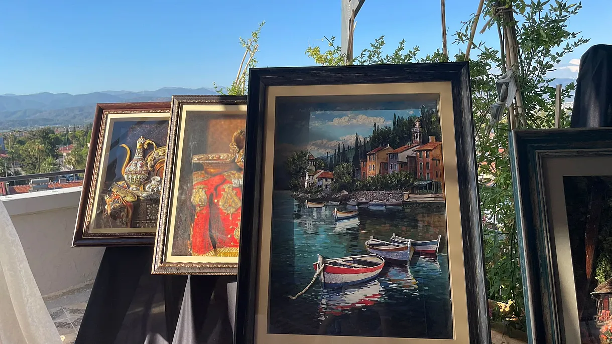 Relief Exhibition of Gülden Temel Erdönmez in Fethiye Received Intense Interest from Art Lovers