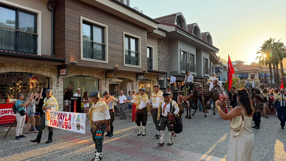Highland Walk excitement in Göcek started with a parade, crowned with a concert
