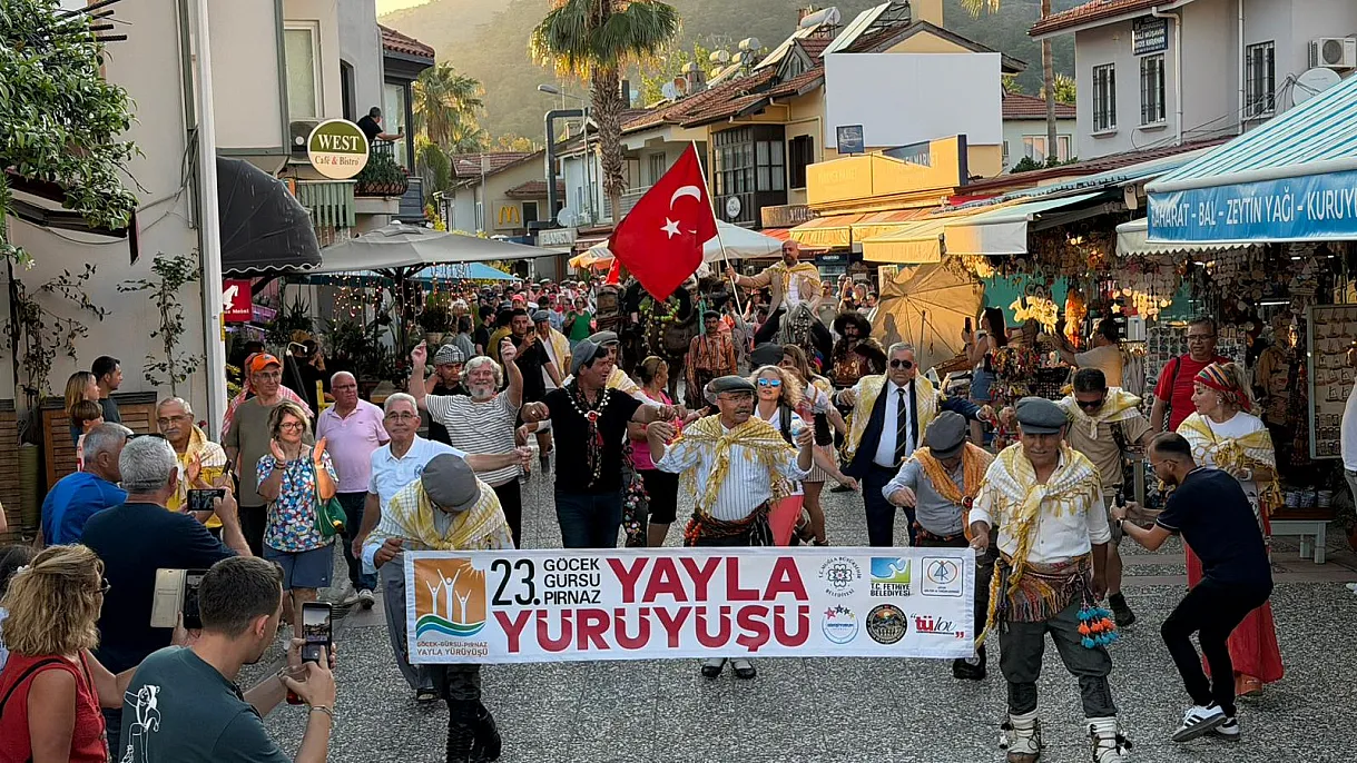 Highland Walk excitement in Göcek started with a parade, crowned with a concert