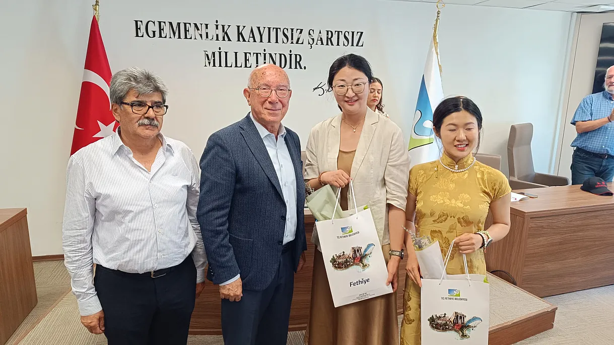 Friendship visit to Fethiye Municipality from Chinese students