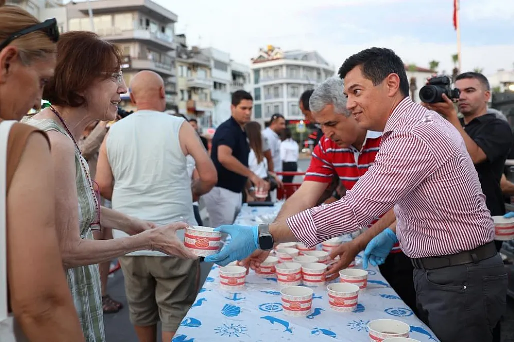 Ashura charity of 2,000 servings from Marmaris Municipality