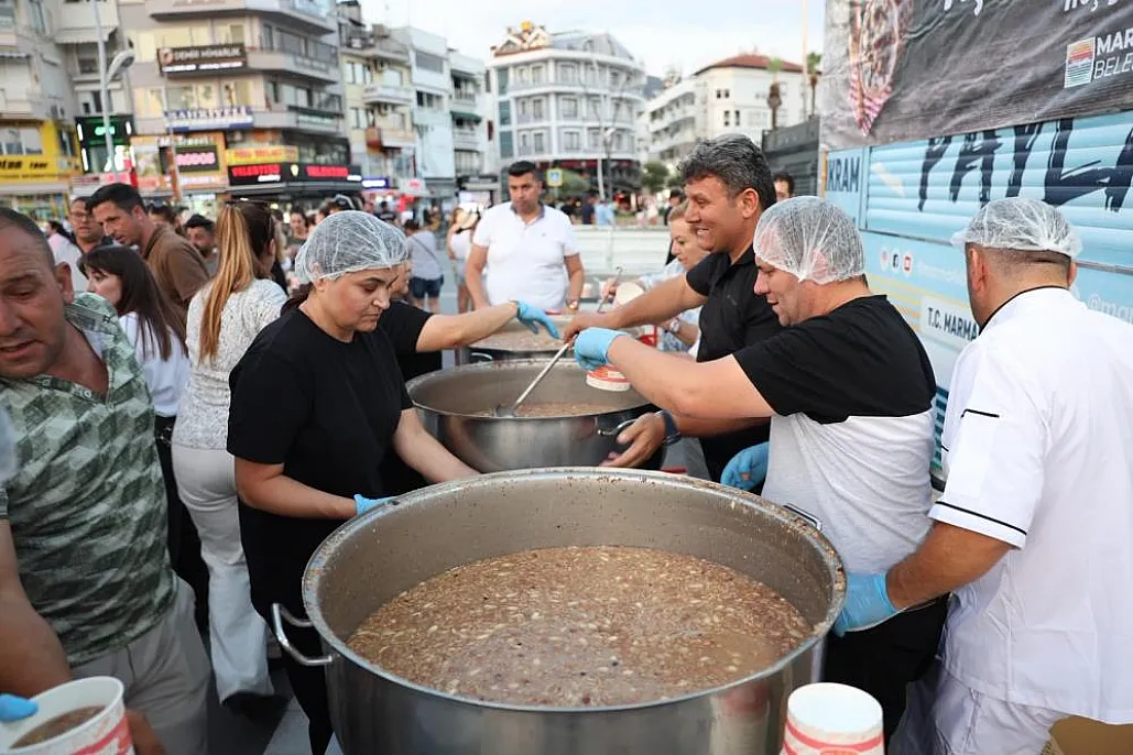 Ashura charity of 2,000 servings from Marmaris Municipality