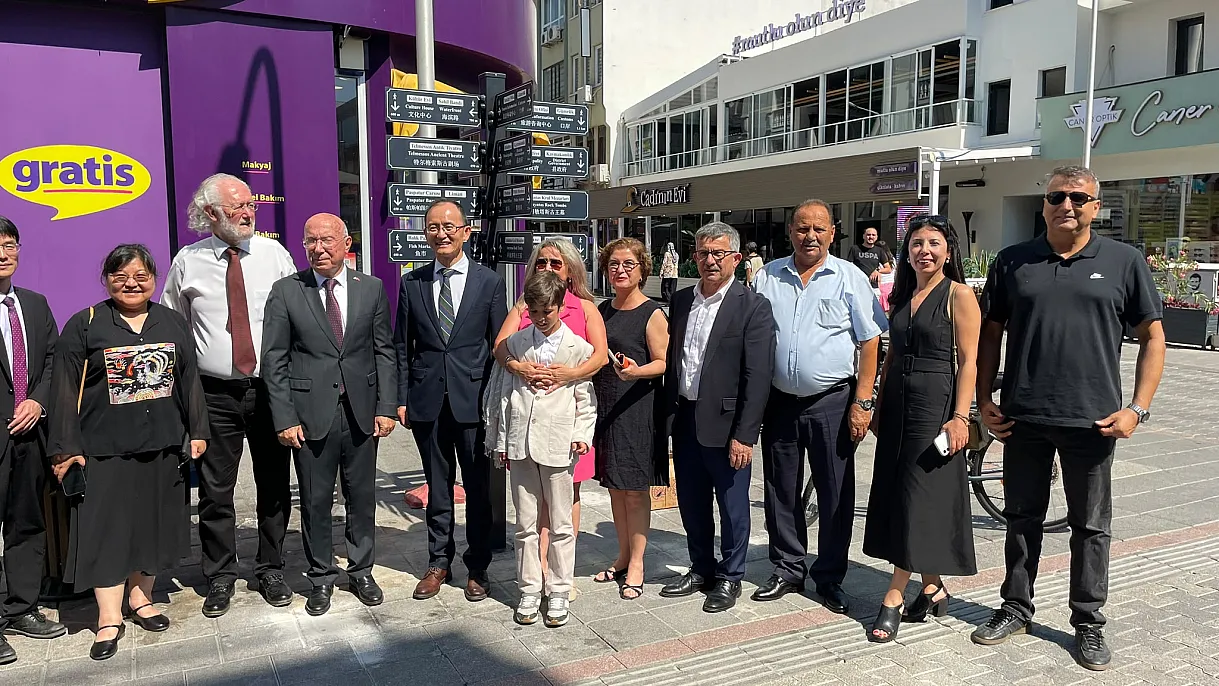 Fethiye'de barışın güvercinleri uçtu, dostluğun zeytini dikildi