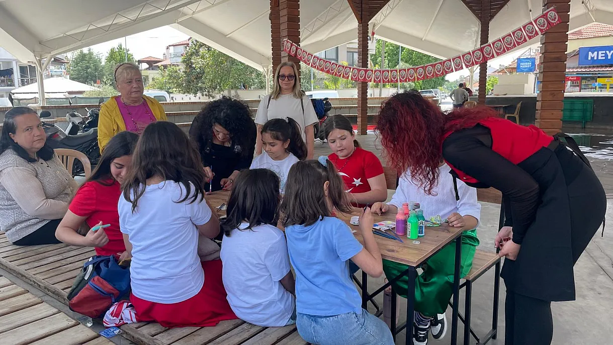 Fethiye’de Çocuklar Sanat Etkinliğinde Buluştu