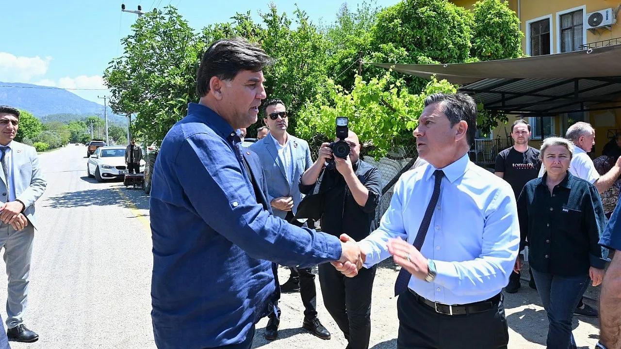 Fethiye’de taziye ziyareti: Ahmet Aras’tan Alim Karaca’ya başsağlığı