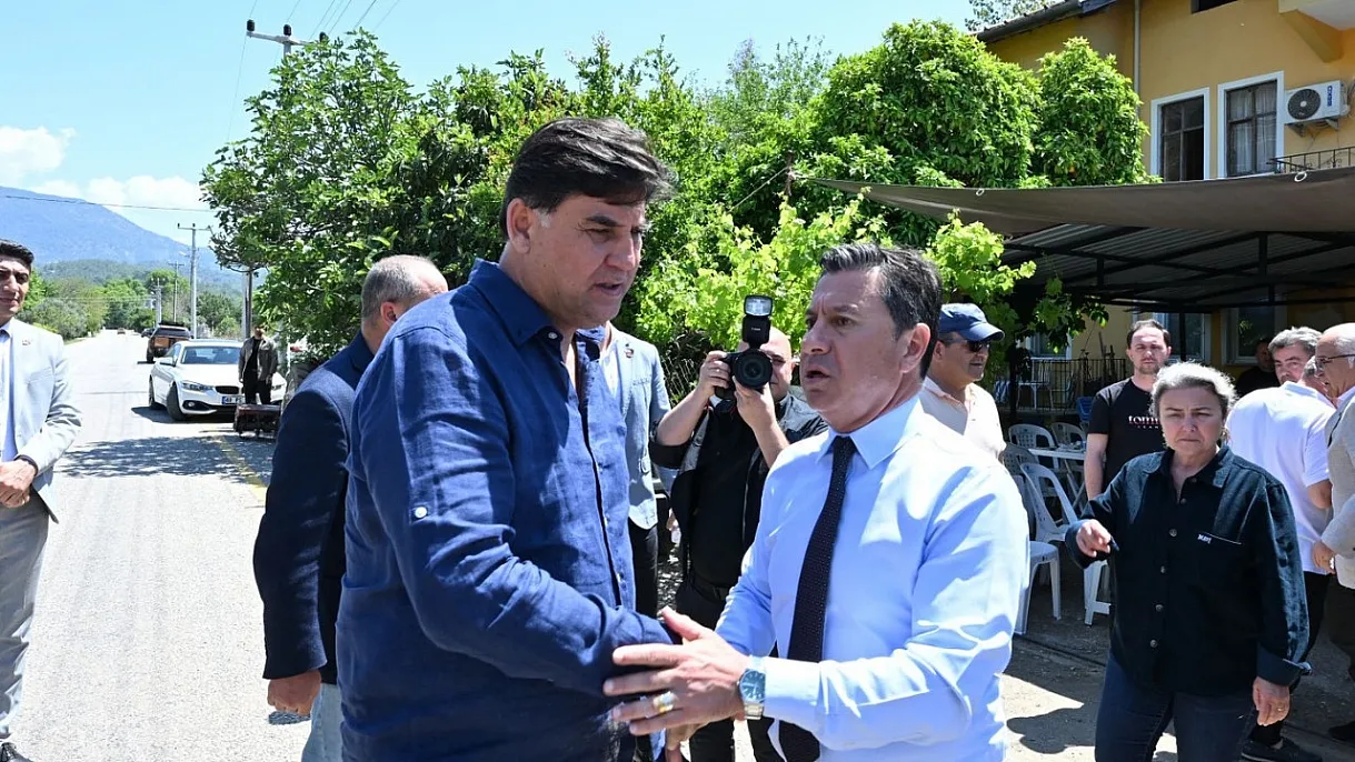 Fethiye’de taziye ziyareti: Ahmet Aras’tan Alim Karaca’ya başsağlığı