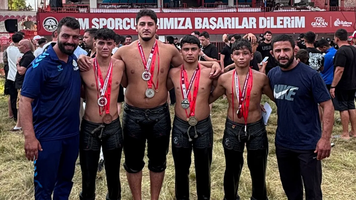 4 Medals from Seydikemer Wrestlers at Kırkpınar