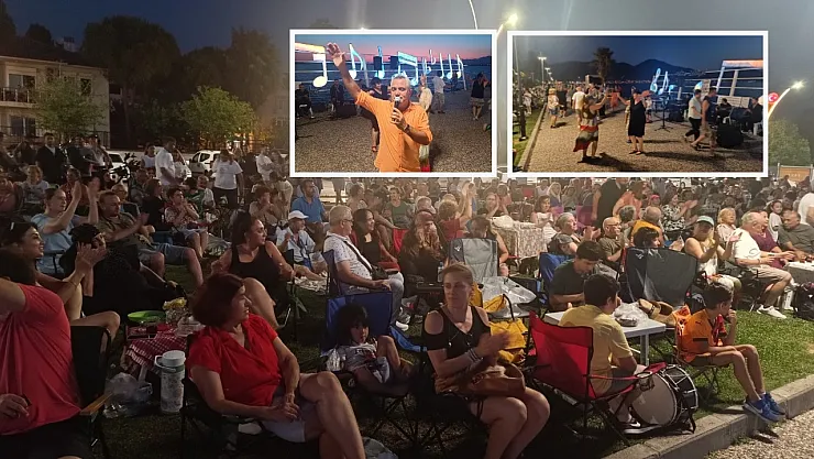 Music-filled summer evenings continue in Fethiye: Adem Kazan breeze at the 3rd Stage Coast