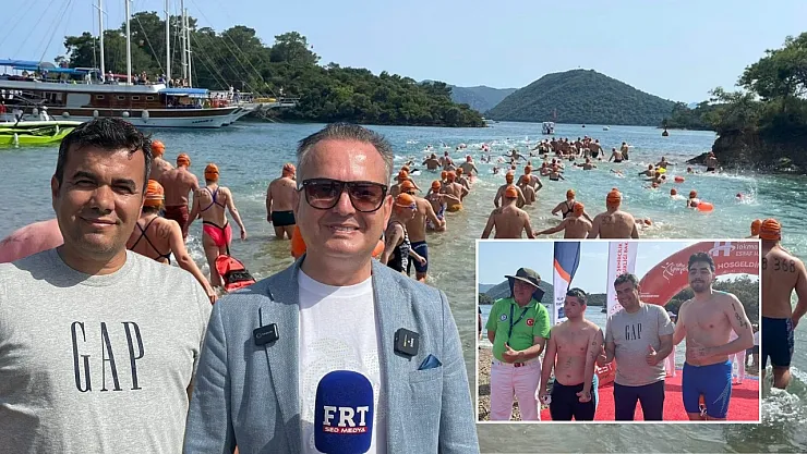 1. Göcek Açık Deniz Yüzme Yarışları 863 sporcunun katılımıyla başladı