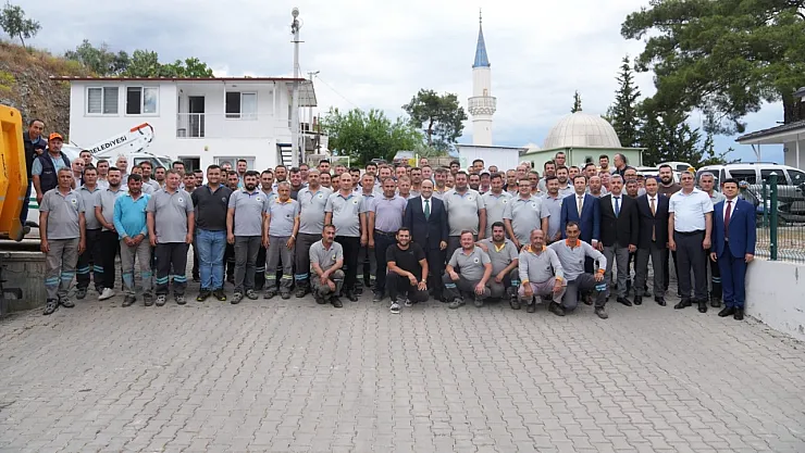 Seydikemer Belediyesi'nde Bayramlaşma Geleneği Devam Etti