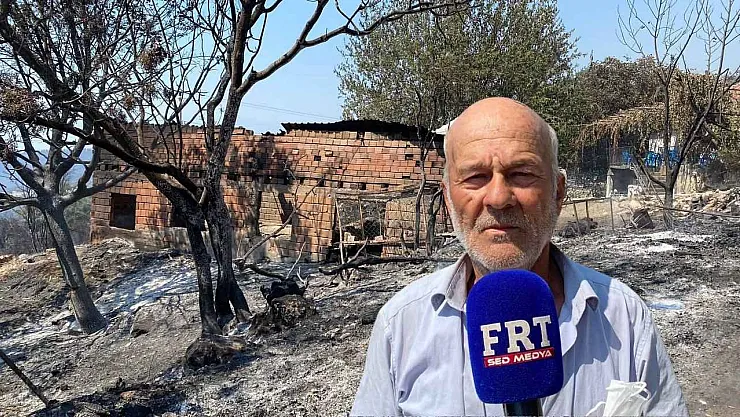 Seydikemer yangınında evini kaybetti: 'Canımızı zor kurtardık'