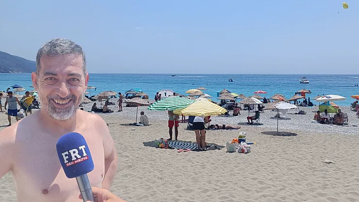Full marks from an Istanbul holidaymaker for the free public beach in Ölüdeniz