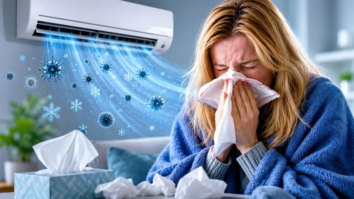 Beware of diseases transmitted through air conditioning!