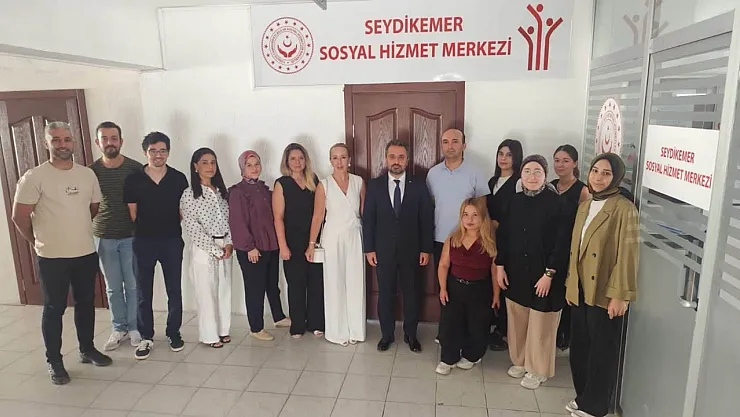 Sosyal Hizmetler İl Müdürü Selçuk Seydikemer’de denetim gerçekleştirdi