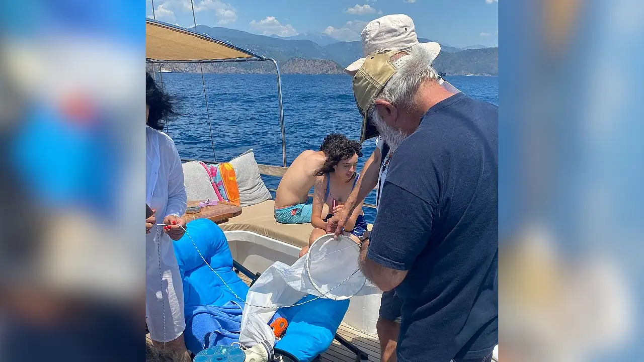 Vatandaşlar Fethiye'de Deniz Bilimi Araştırmalarına Katıldı