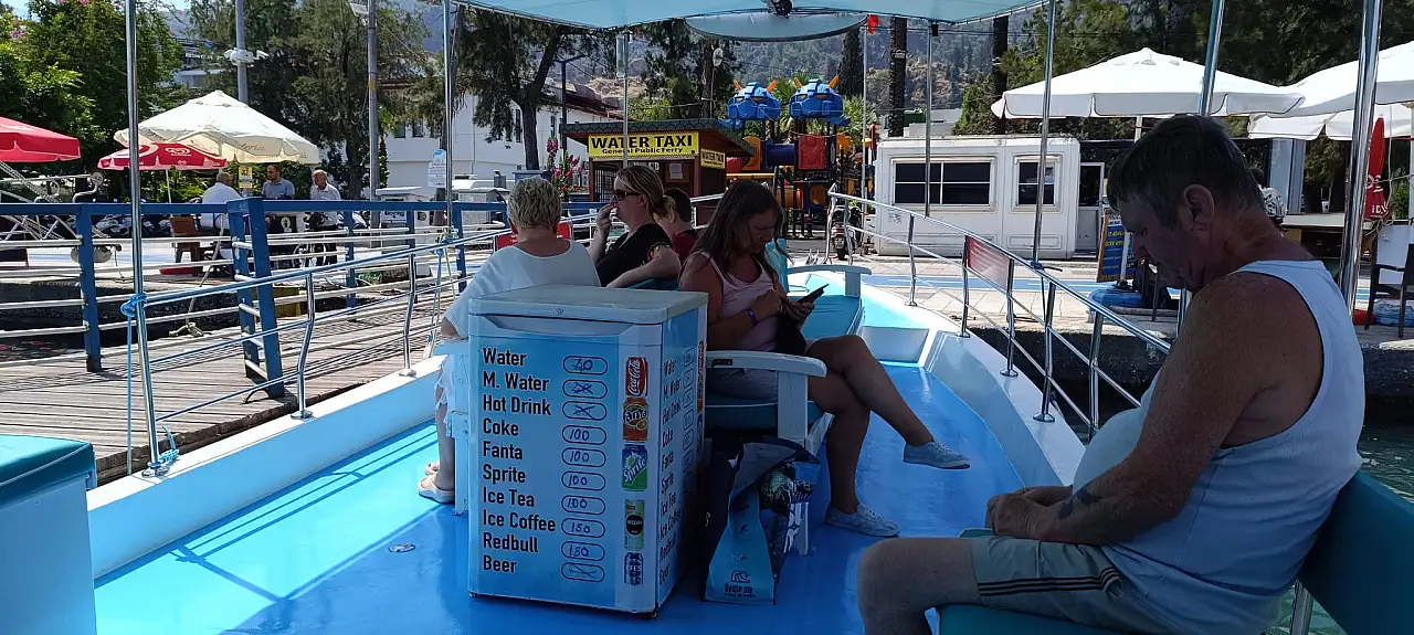Summer schedule started at Çalış Boat Taxi