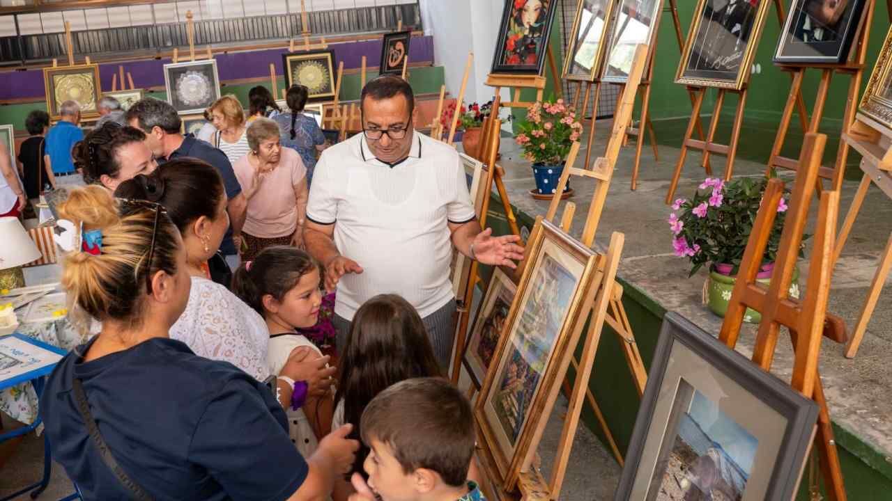 Menteşe'de El Sanatları Sergisi Ziyaret&ccedil;ilerini Ağırlıyor (3)