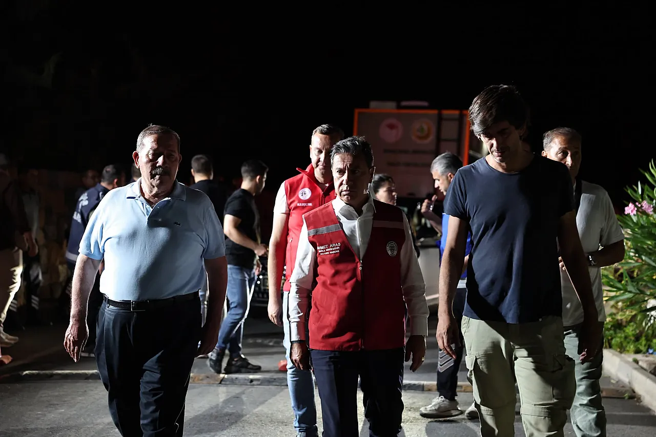 Ahmet Aras Milas'taki Orman Yangınını Yerinde İnceledi
