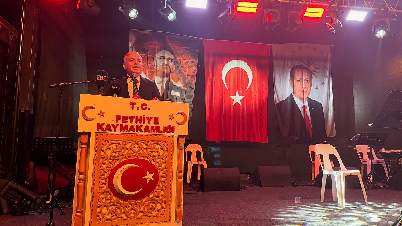 Fethiye'de 15 Temmuz Demokrasi ve Milli Birlik Yürüyüşü Gerçekleştirildi