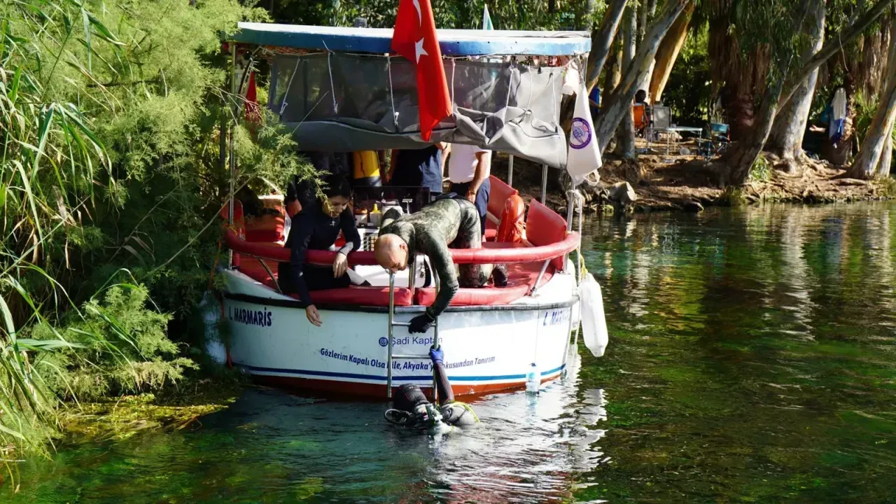 Bottom Cleaning Done in Akyaka Kadın Azmağı