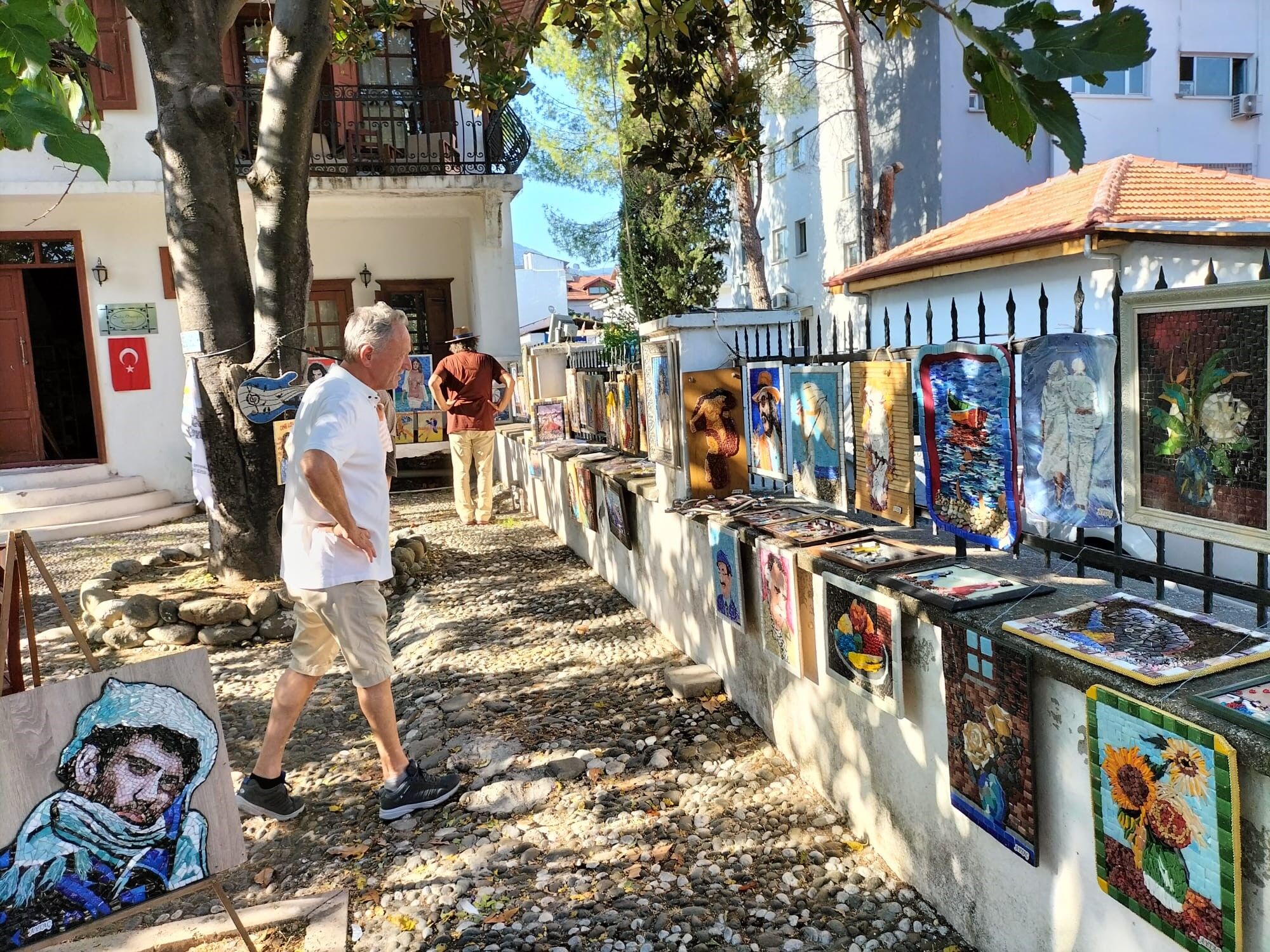 K&ouml;yceğiz&rsquo;de Mozaik Sergisi Sanatseverlerle Buluştu (2)
