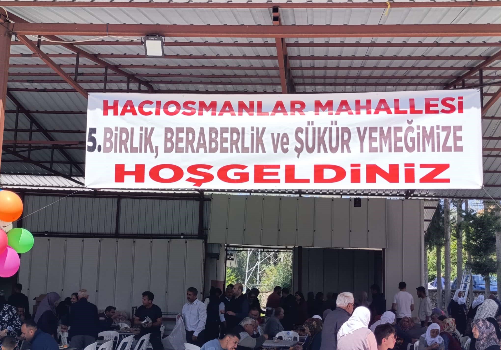 Hacıosmanlar&rsquo;da G&ouml;n&uuml;lleri Buluşturan Ş&uuml;k&uuml;r Sofrası (3)-1