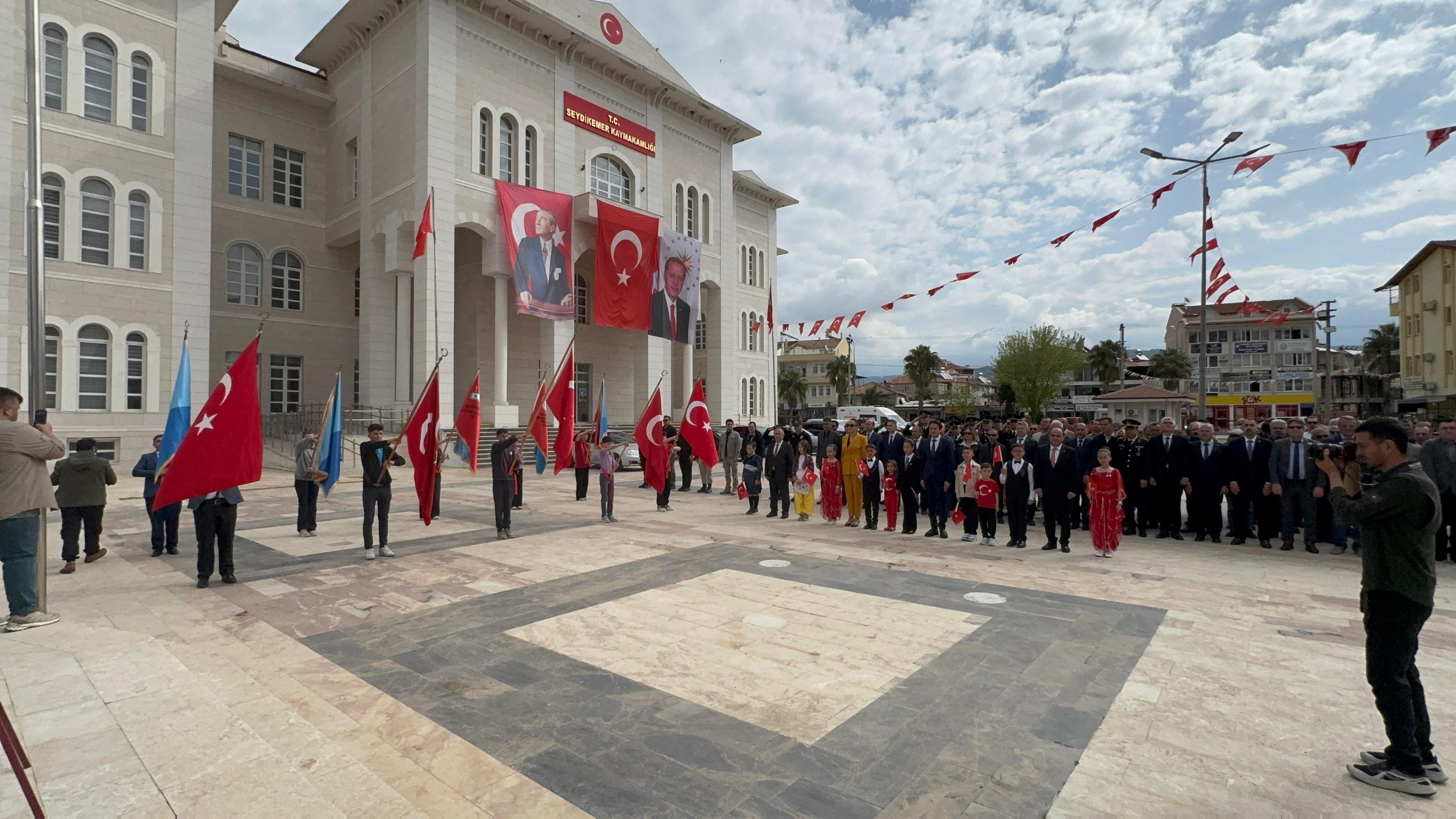 Seydi̇kemer'de 23 Ni̇san T&ouml;renle Kutlandi (3)
