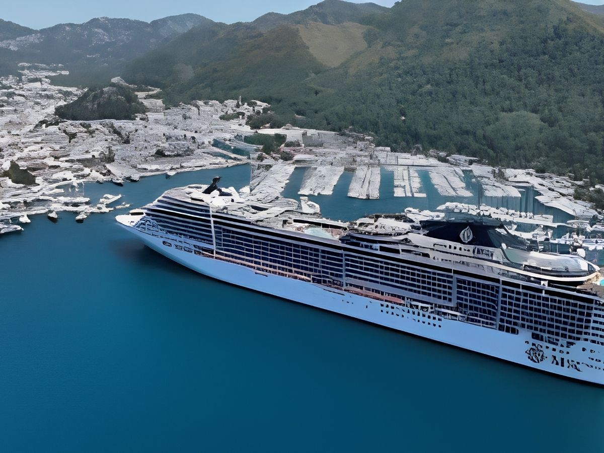 Marmaris’te Cruise hareketliliği: MSC Divina iki haftada üçüncü kez geldi