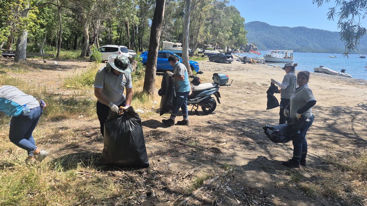 Marmaris’te Bayram Yoğunluğu: 9 Günde 3250 Ton Atık Toplandı