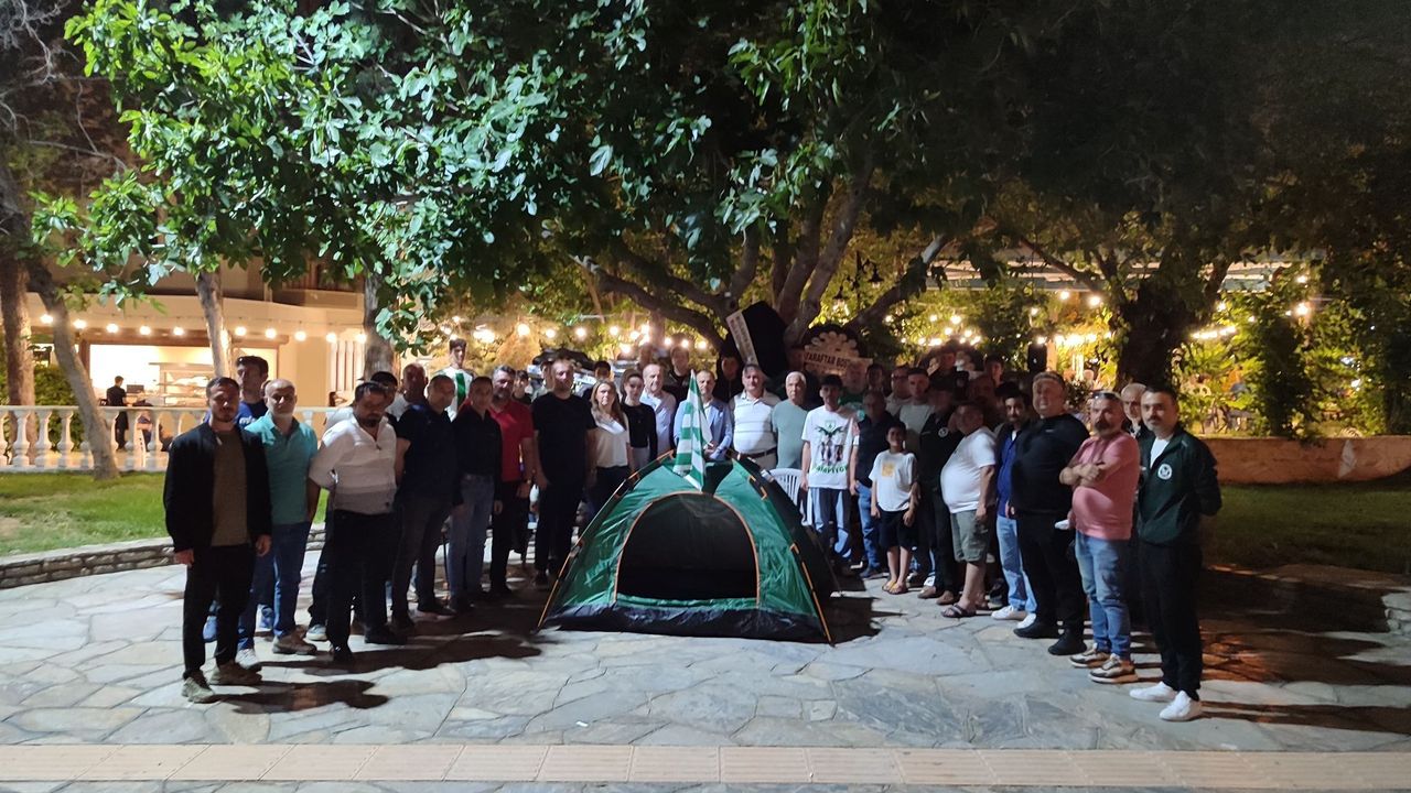 Muğla'da taraftarların açlık grevine Menaf Kıyanç Çağrı yaptı