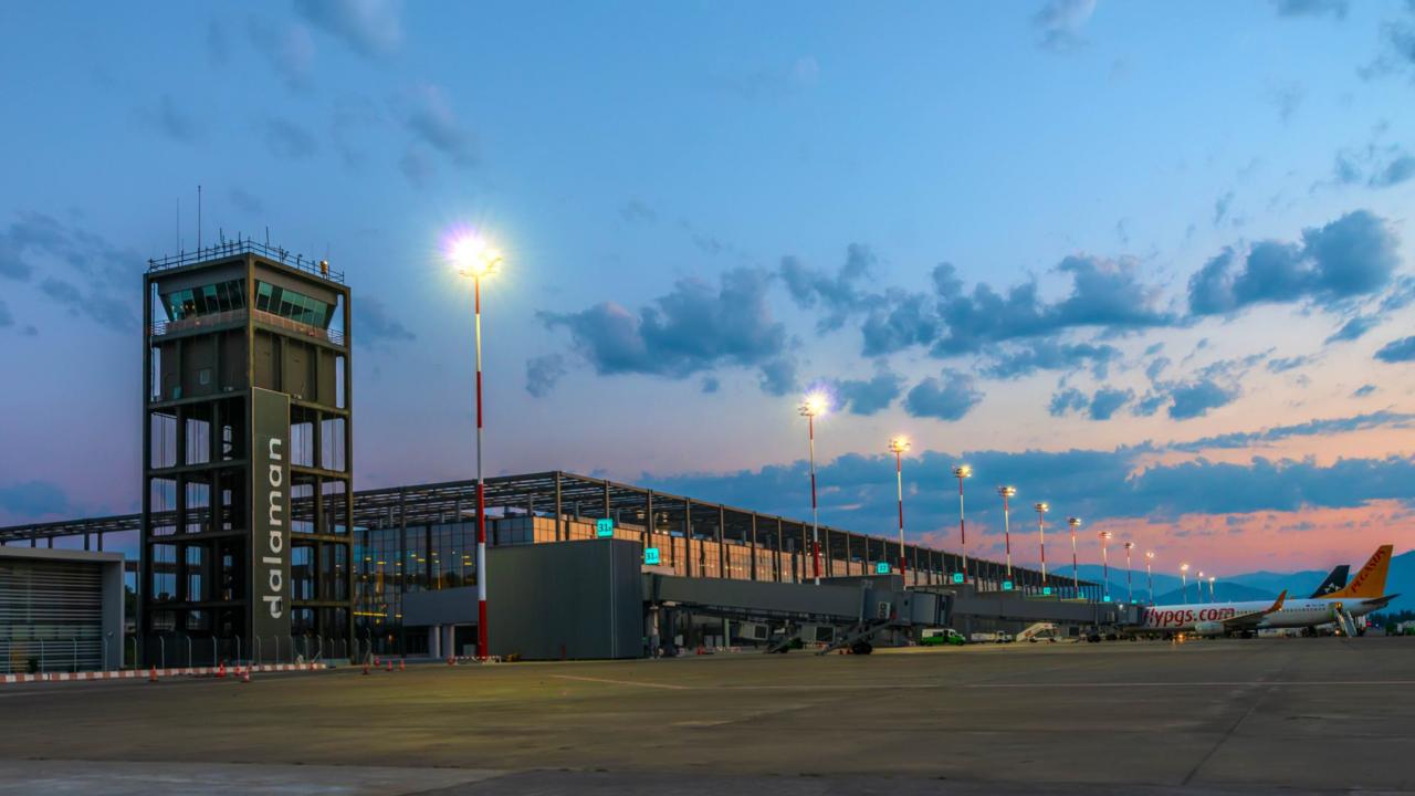 Dalaman Airport served approximately 553 thousand passengers
