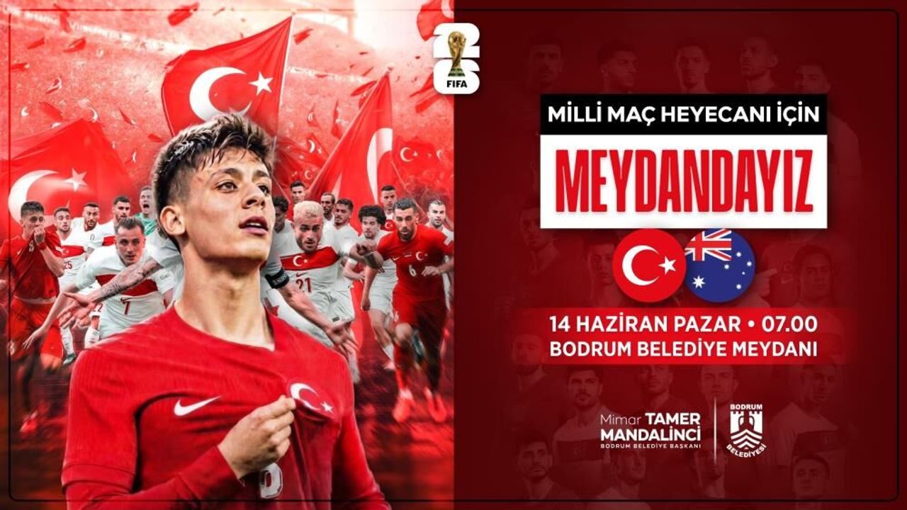 National Match Excitement Will Be Experienced on a Giant Screen in Bodrum