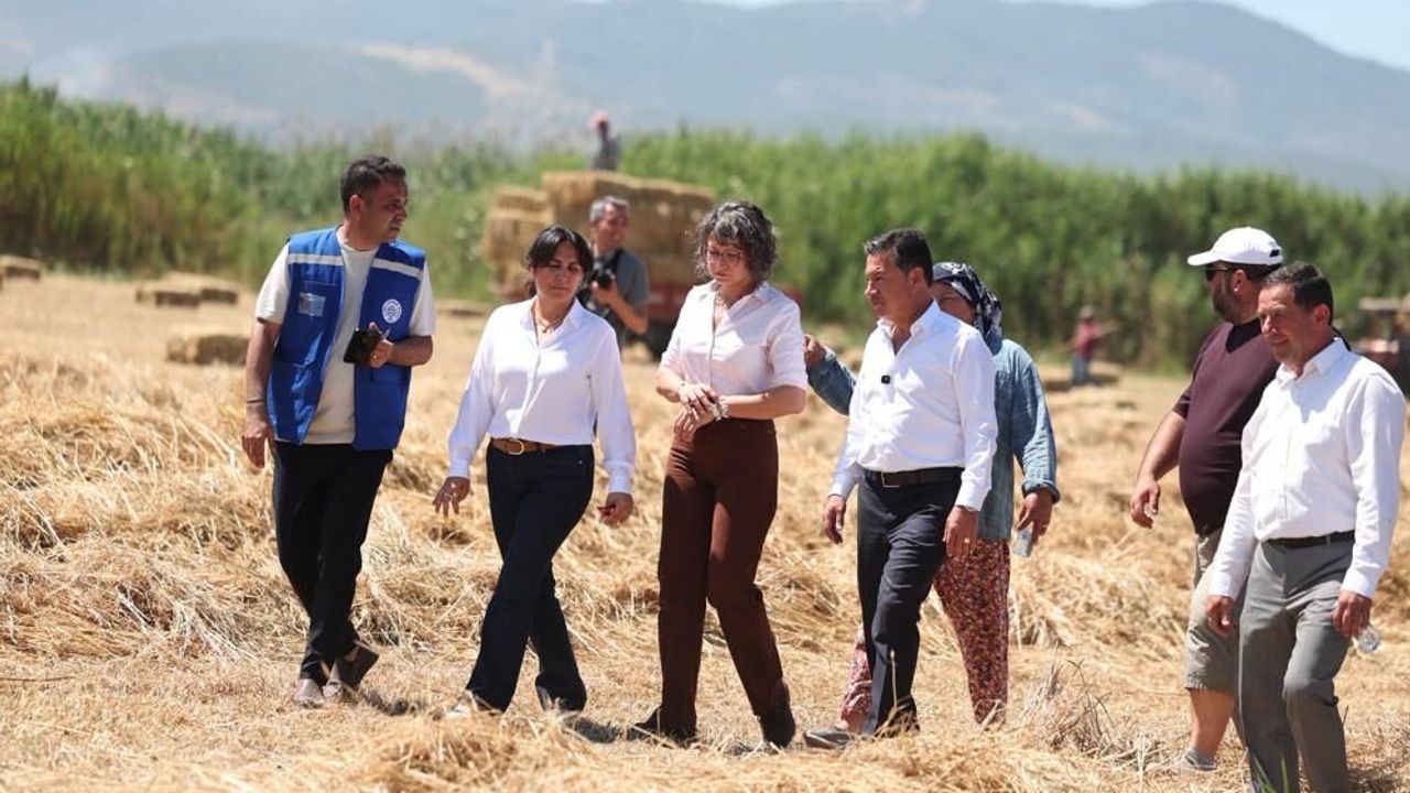 Muğla Büyükşehir’den Milaslı Üreticilere Kaba Yem ve Balık Yemi Desteği