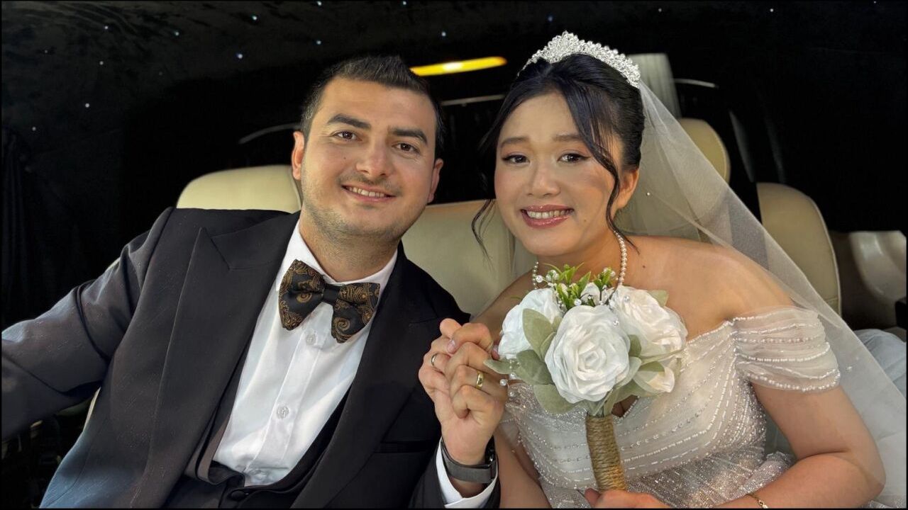 Menteşe'den Vietnam'a uzanan aşk mutlulukla taçlandı
