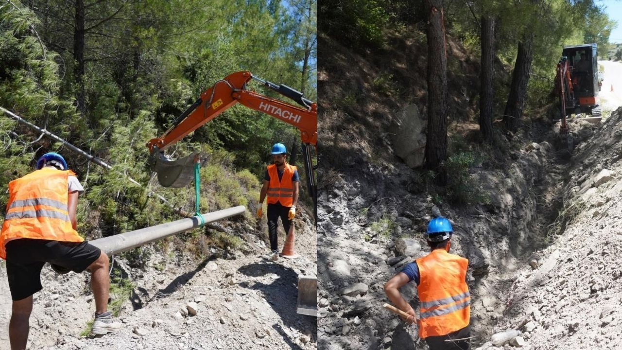 Büyükşehir’den Milas Pınarköy’e Altyapı Yatırımı