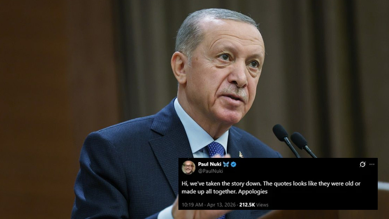 The Daily Telegraph Erdoğan haberini silip özür diledi