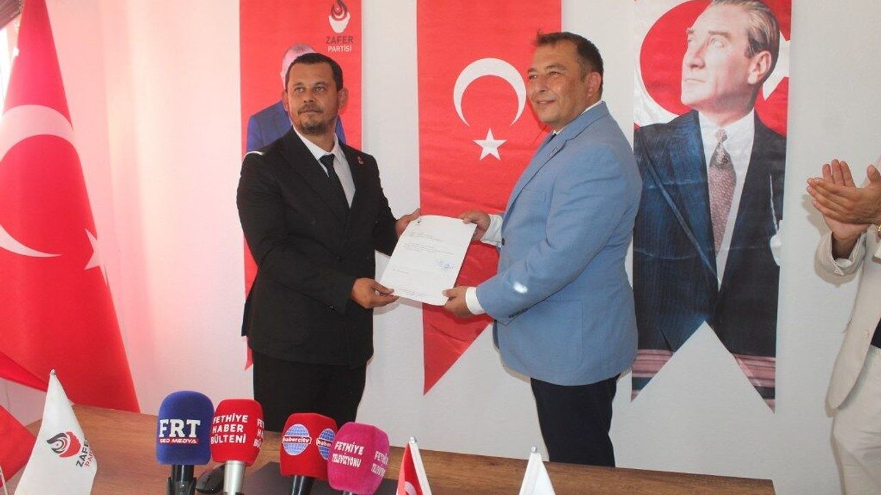 Zafer Partisi Fethiye İlçe Başkanı Bahadır Yüksel göreve başladı
