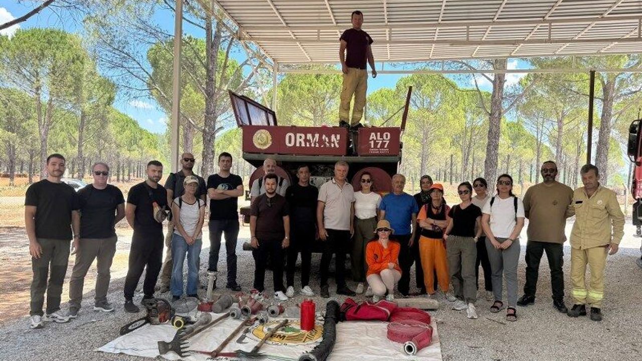 Forest fire volunteer trainings continue in Muğla