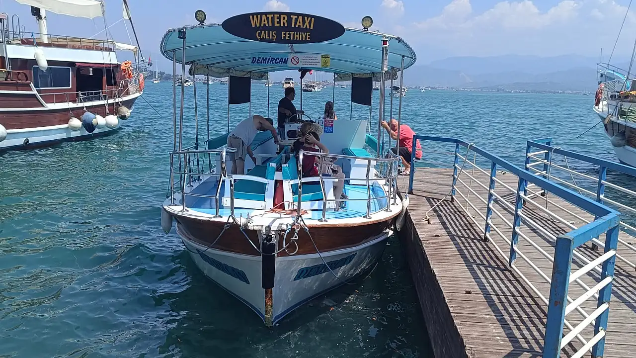 Summer schedule started at Çalış Boat Taxi