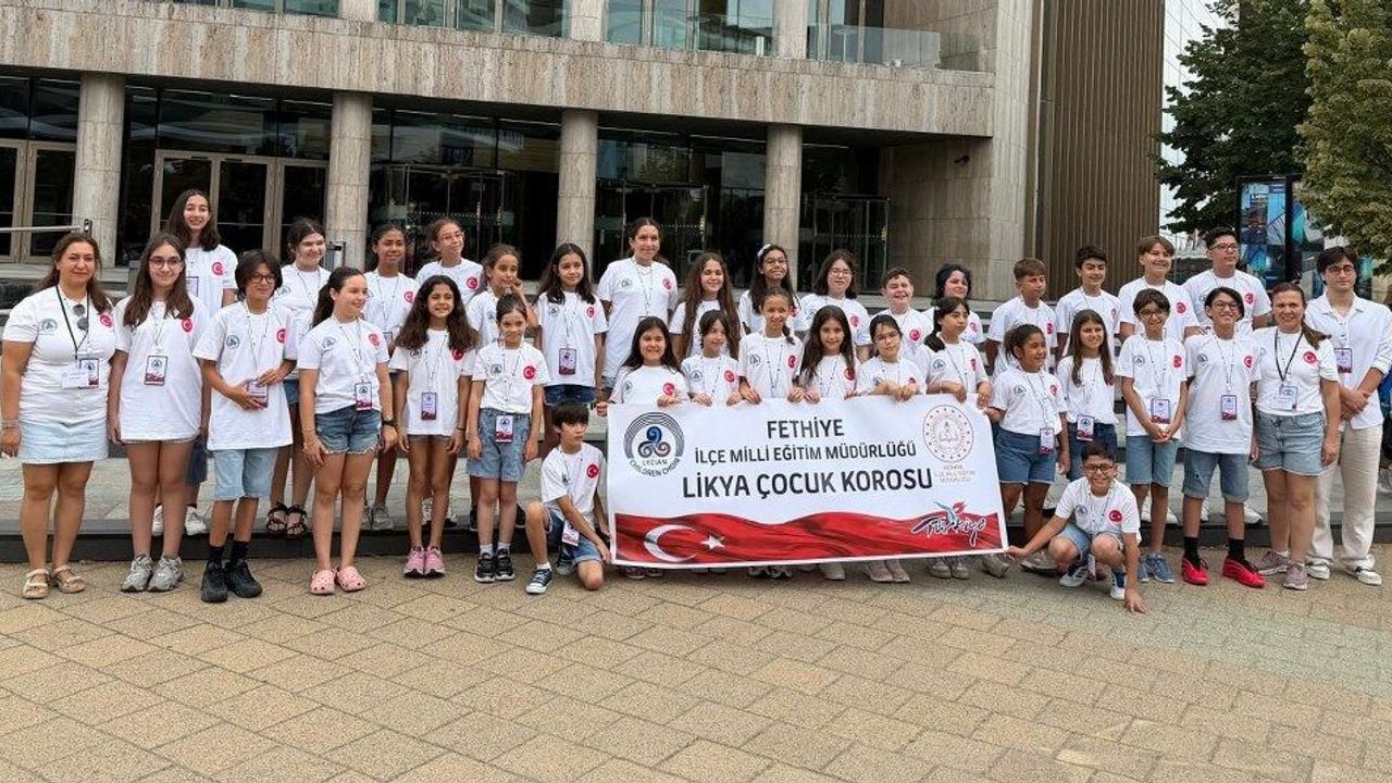 They became the pride of Fethiye! International award for Likya Children's Choir
